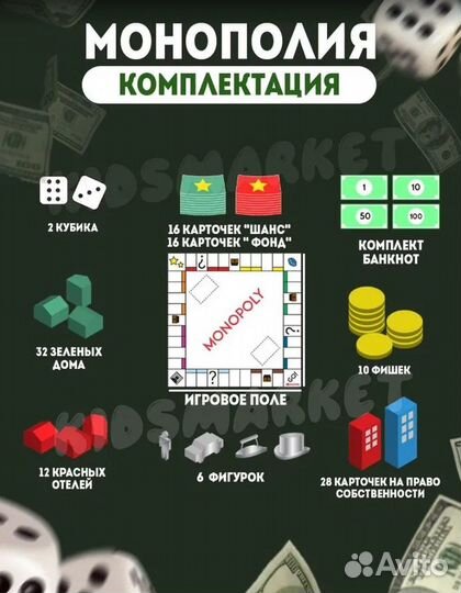 Настольная игра монополия