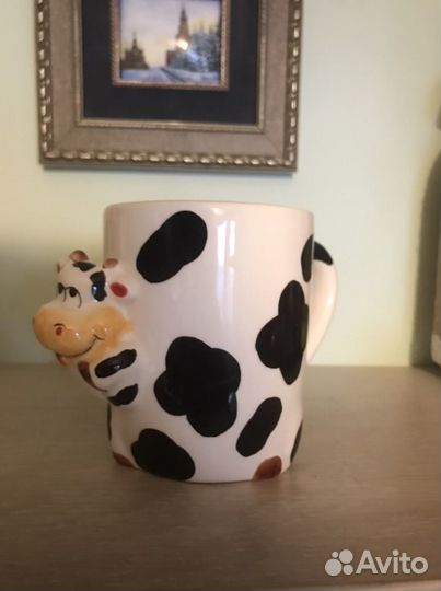 Кружка детская с коровой