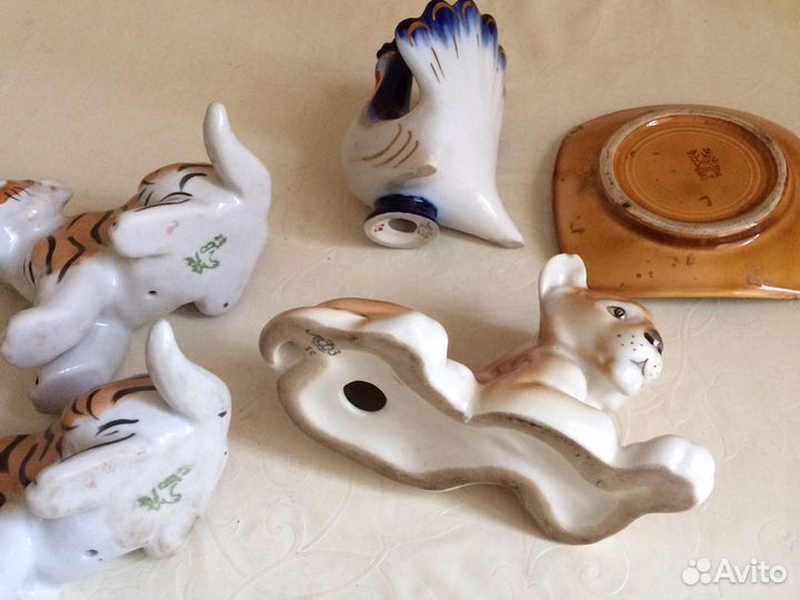 Статуэтки и пепельница СССР