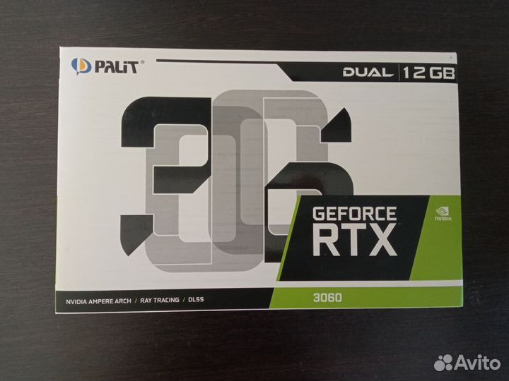 Видеокарта rtx 3060 palit 12 gb