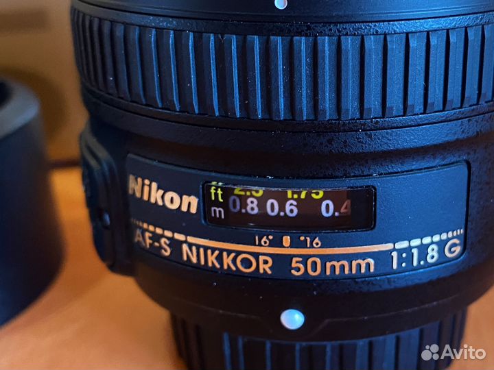 Объектив Nikon (Никон) AF-S 50mm/1.8 G