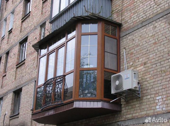 Остекление балконов и лоджий под ключ A4859