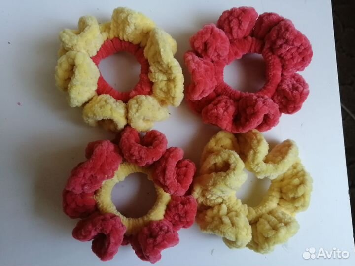 Резинки для волос Бантики ручной работы