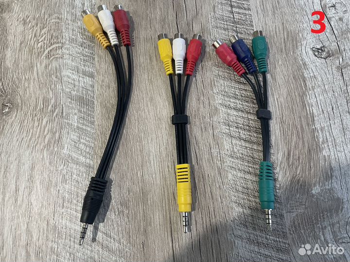 Аналоговые видеокабели/аудиокабели и переходники