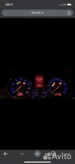 Панель приборов volkswagen passat