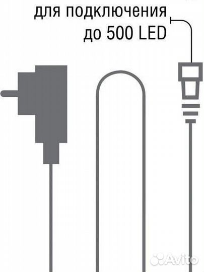 Блок питания для уличной гирлянды