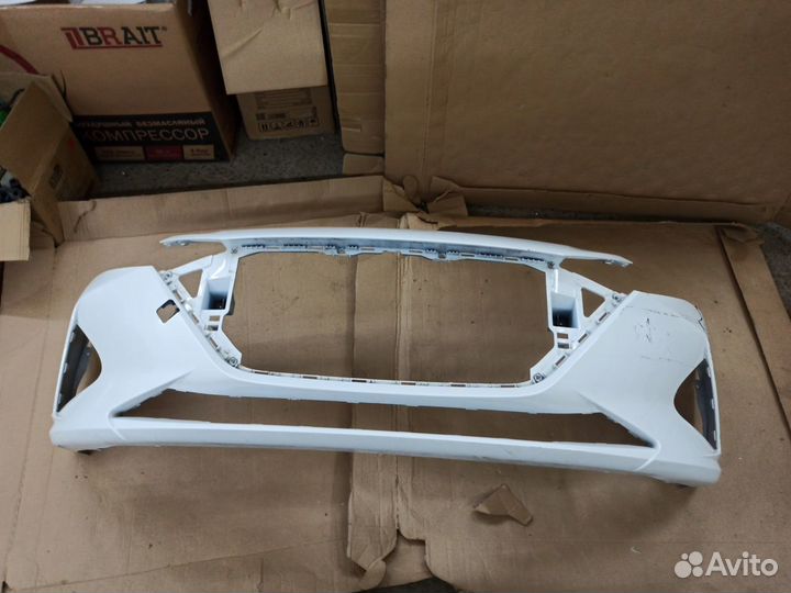 Бампер передний Hyundai Solaris 2 рестайлинг