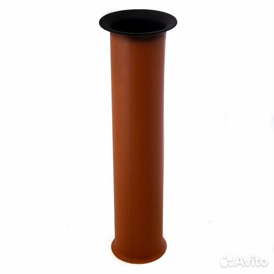 Труба D110/500 оранжевая, черная с раскрывом