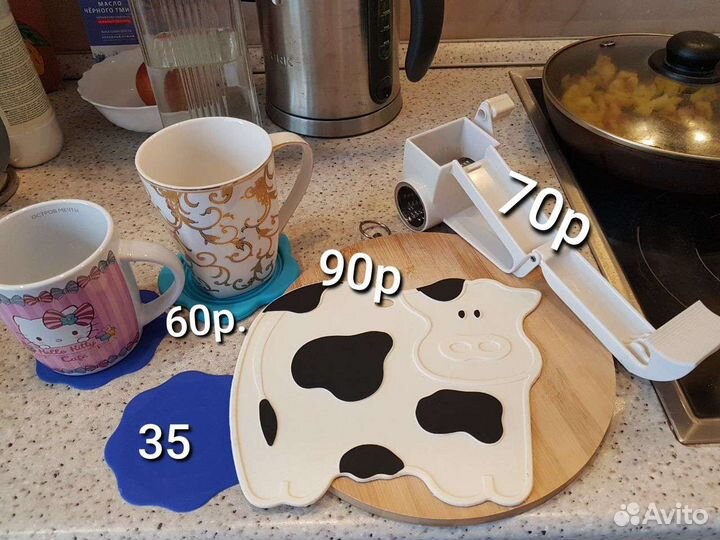 Подставки под горячее, под кружки, терка для сыра