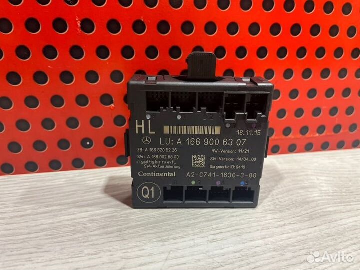 Блок управления двери задней левой Mercedes-Benz