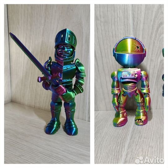 Рыцарь и Космонавт на 3D принтере