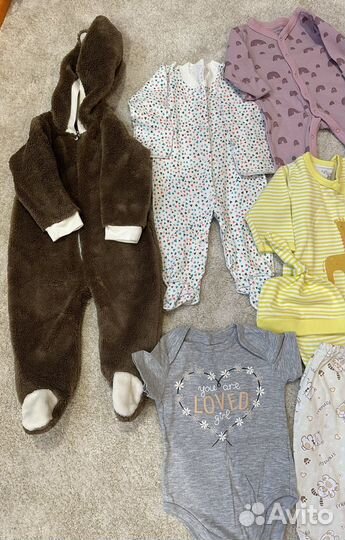Вещи для девочки пакетом 56-62