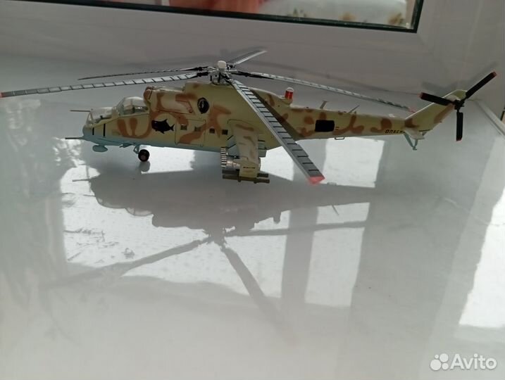 Модель вертолёта ми-24 1:72