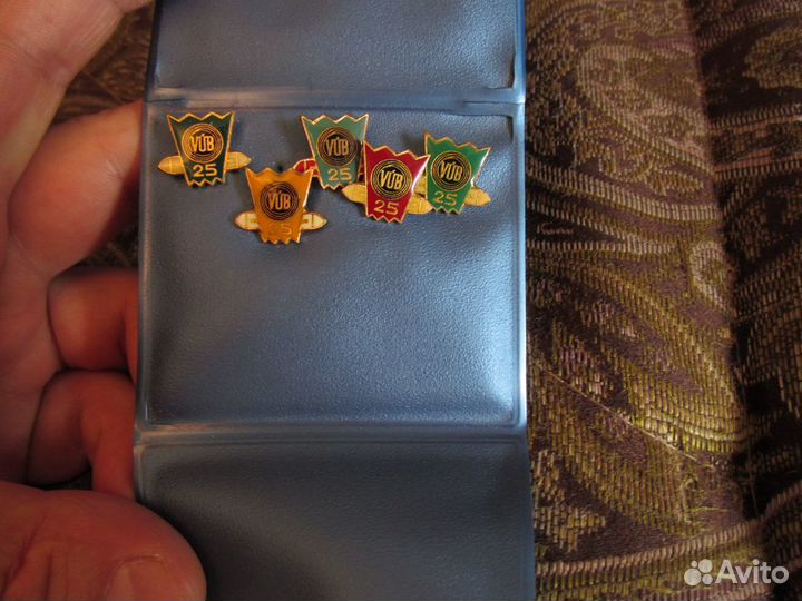 Юбилейный набор значков 1975 (Чехословакия)