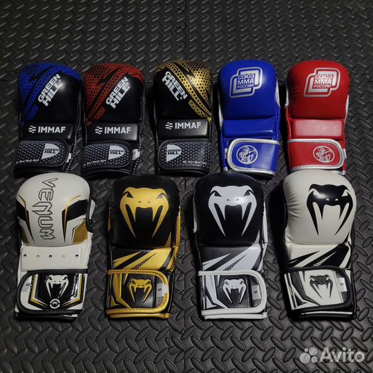 Перчатки для мма, крабы, черепашки от