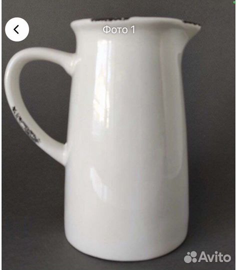 Ваза -Кувшин фаянс