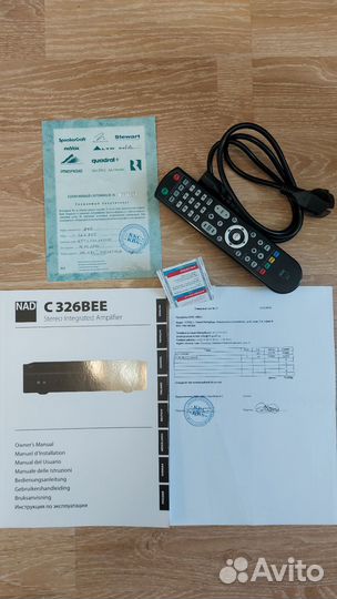 Интегральный усилитель NAD C 326 BBE