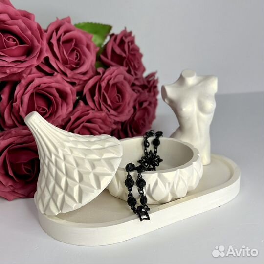 Набор из гипса для декора