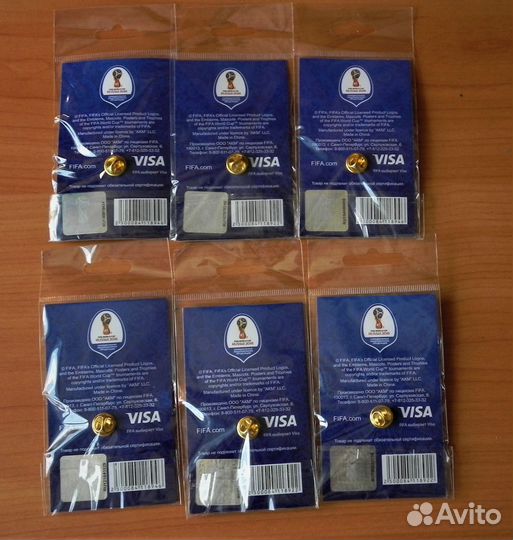 Набор значков Чемпионат мира по футболу