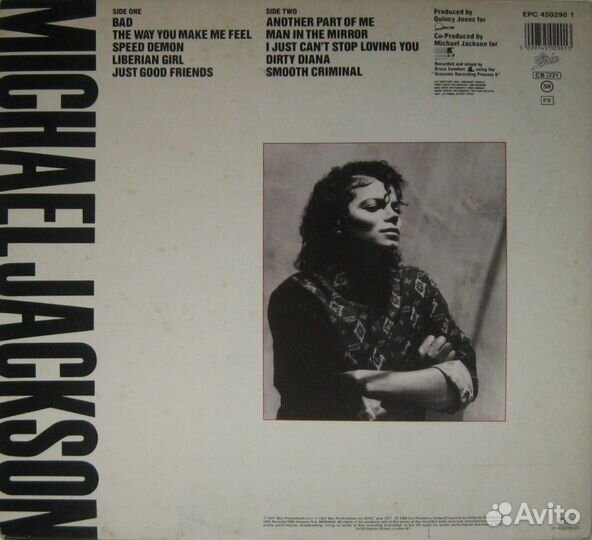 LP Michael Jackson – Bad - 1987 Holland