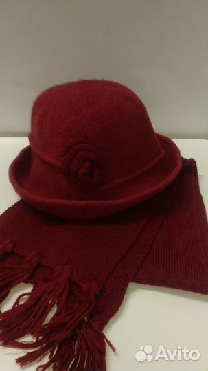 Комплект (шляпка и шарф)