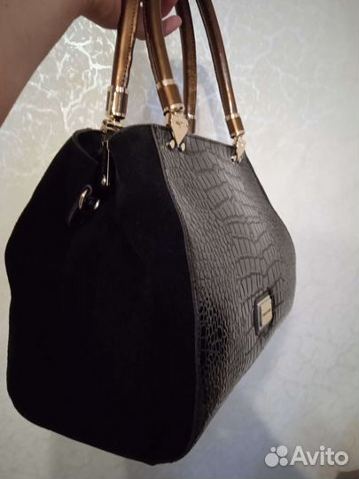 Сумка женская натуральная кожа бу