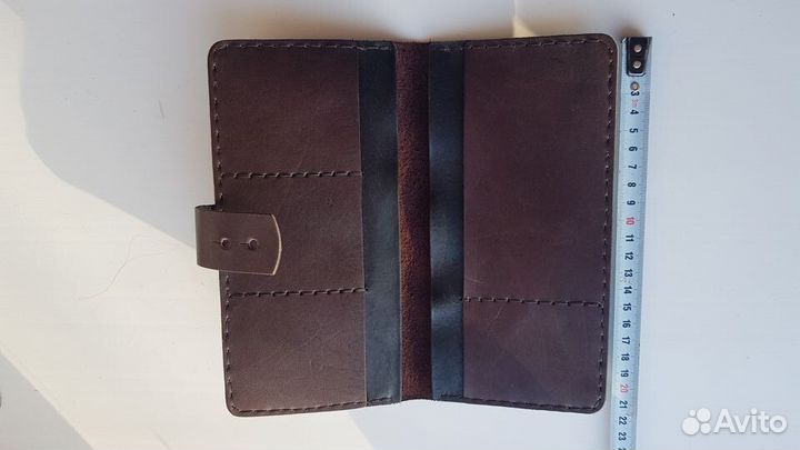 Мужской кошелек портмоне кожаный ручной работы