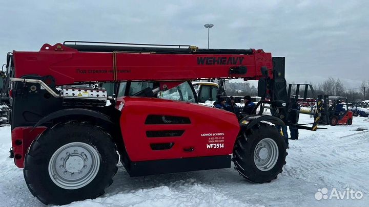 Телескопический погрузчик WEHEAVY WF3514, 2024