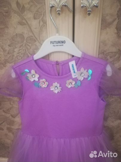 Платье для девочки, рост 104-110