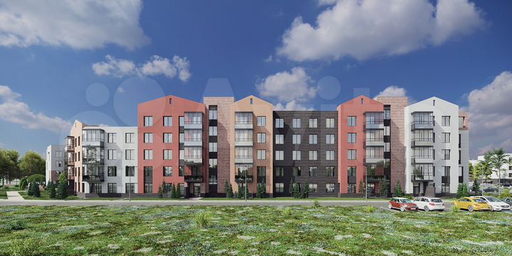 1-к. квартира, 37,7 м², 2/5 эт.