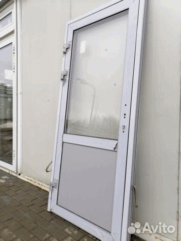 Готовые двери 950х2100 мм алюминиевые