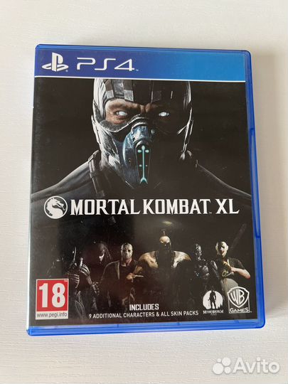 Диск Mortal Kombat XL PS4