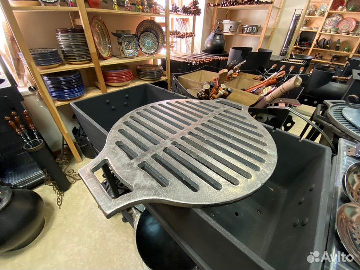 Чугунная гриль-решетка