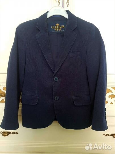 Пиджак школьный для мальчика 134