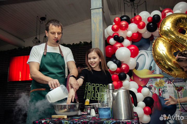 Научное шоу на день рождения