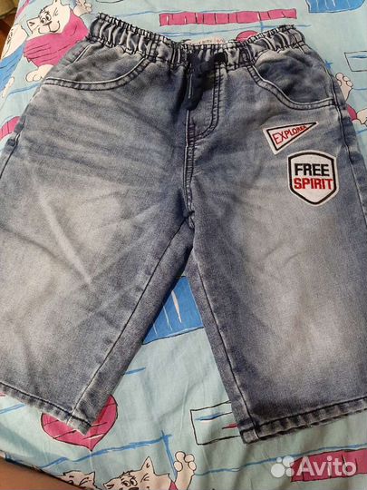 Шорты джинсовые на 8-10лет