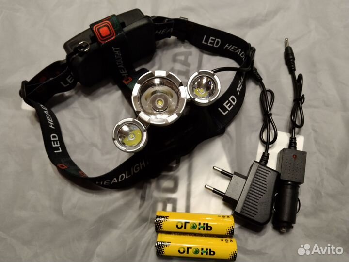 Налобный фонарь огонь нт-367