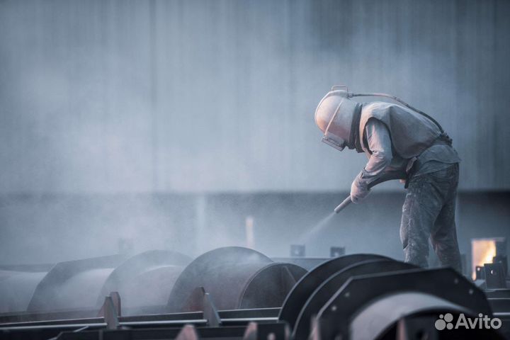 Пескоструйная обработка, пескоструй, покраска