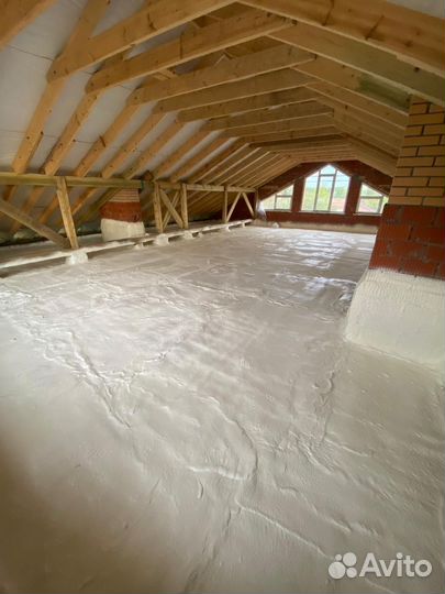 Утепление пеной ППУ