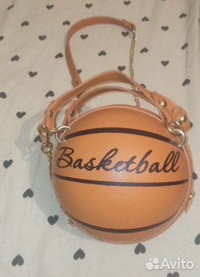 Сумка клатч кросс боди мини Баскетбольный мяч