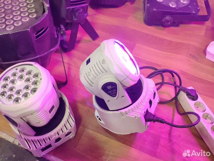 Прожектор светодиодный, вращающаяся голова