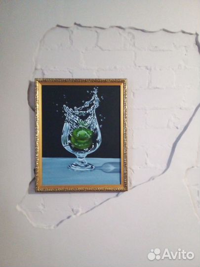 Картина, холст/п, масло и ключница