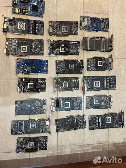 Видеокарты и платы на запчасти - восстановление