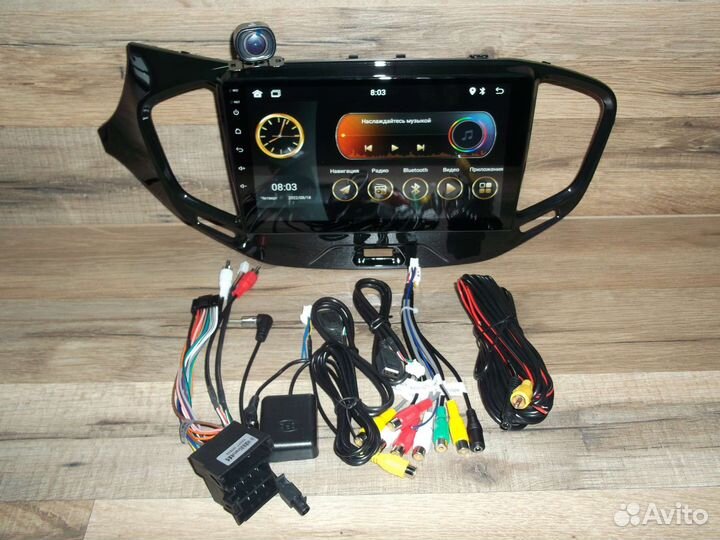 Магнитола LADA Vesta андроид с камерой