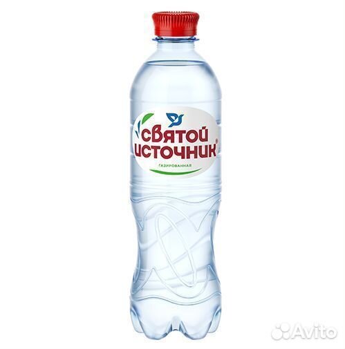 Минералка Святой Источник газированная 500 мл