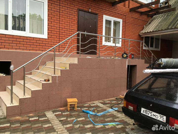 Перила сварные. Перила из нержавеющей стали