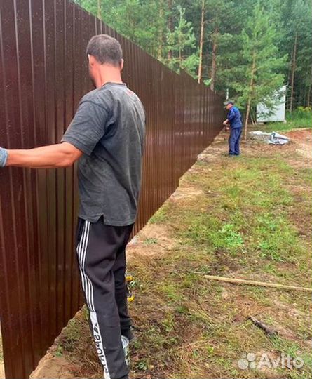 Забор калитки ворота