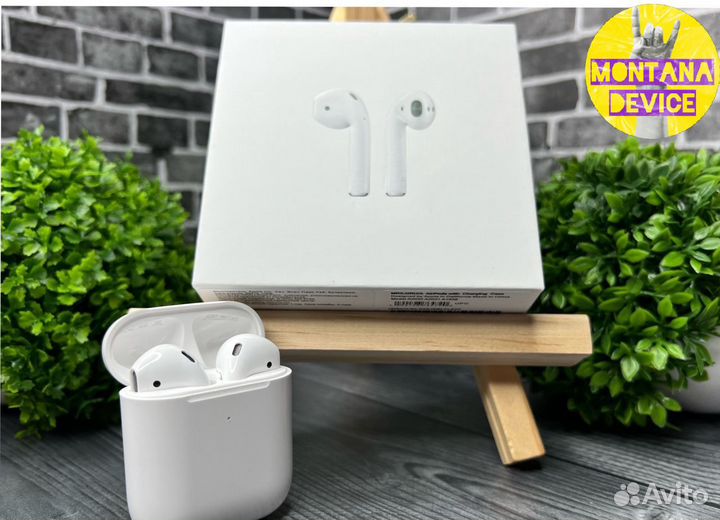 AirPods 2 Premium+ (ориг. качество,август 2023 г.)
