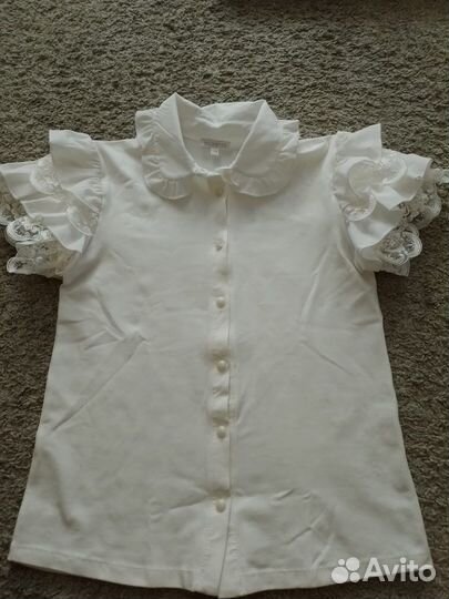 Блузка школьная на девочку 158