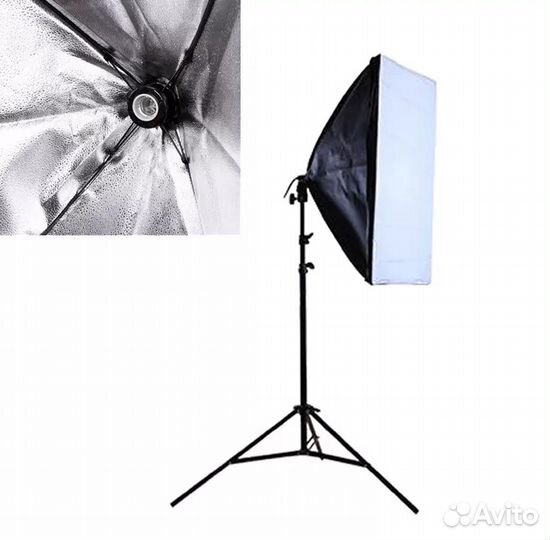 Студийный свет софтбок, комплект 2х115w